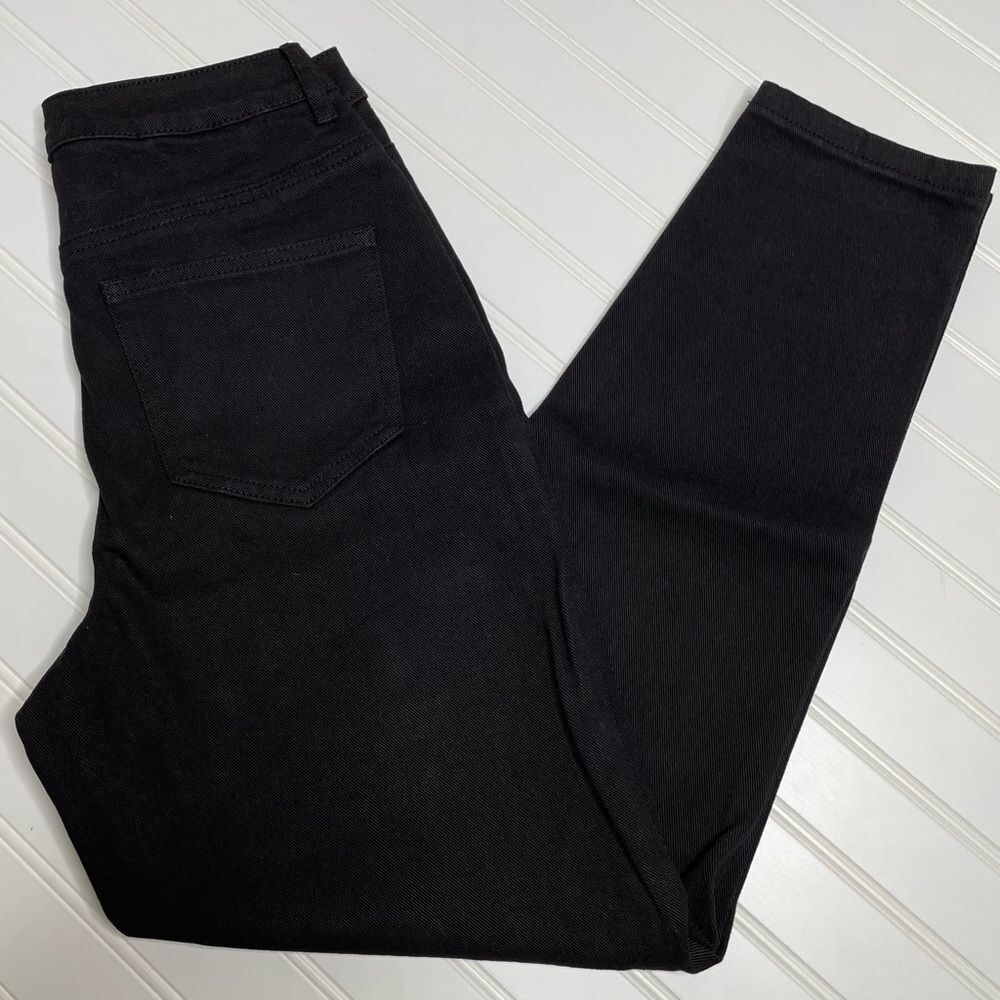 Missguided high waisted black comfort stretch jean NWT 2 petite